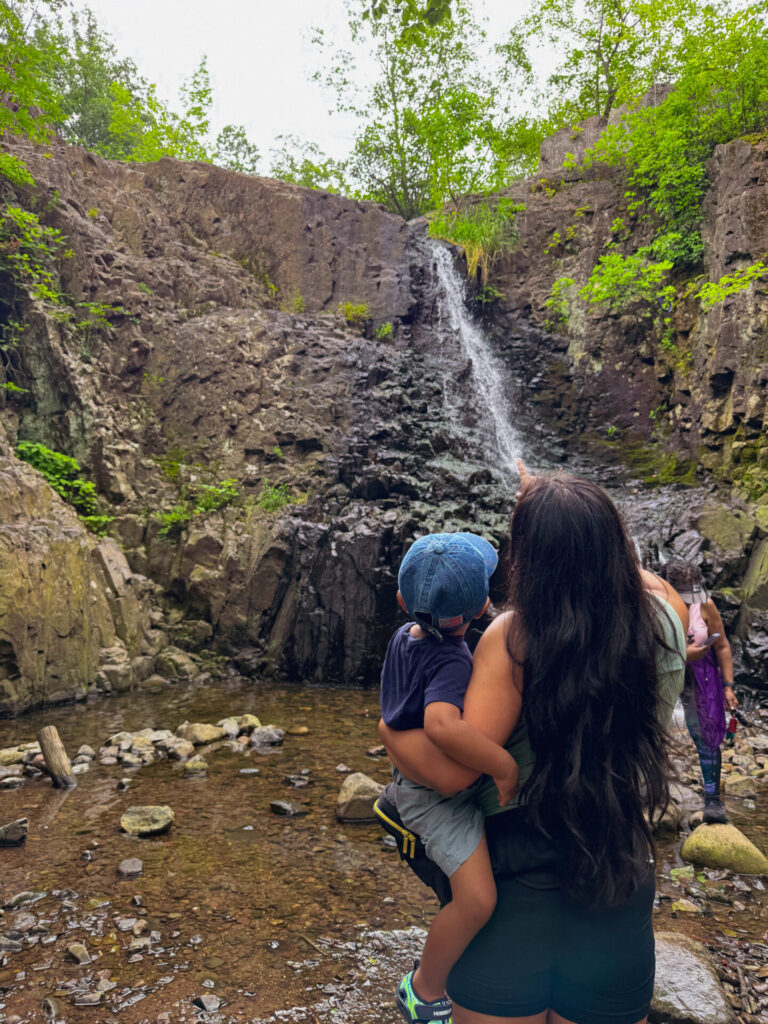 hiking with toddler
