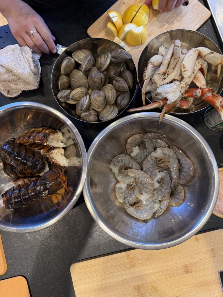 montclair seafood boil class