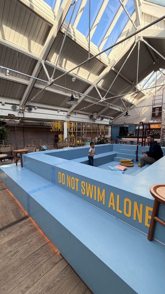 foodhallen with kids