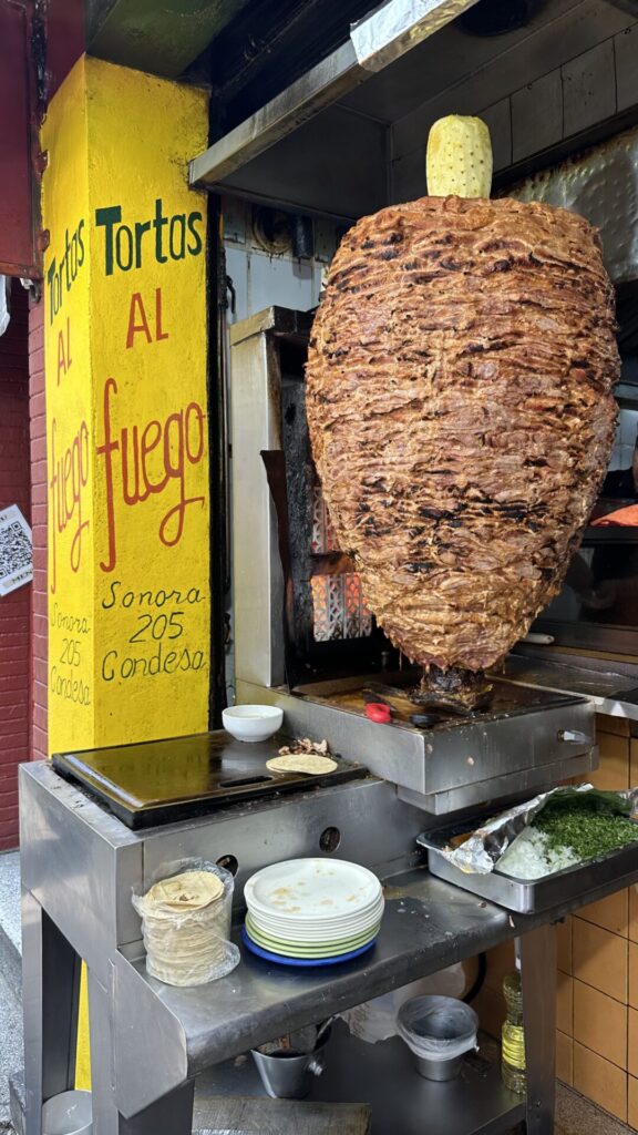 tortas al fuego mexico city food tour