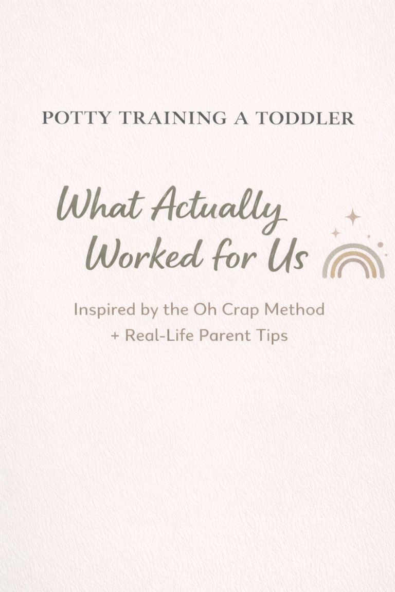 potty training toddler tips inspired by Oh Crap method and real-life parenting experience